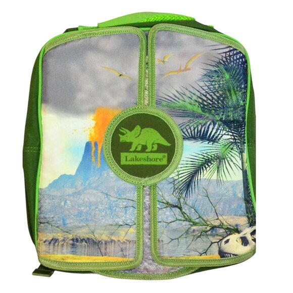 Lakeshore Other - Lakeshore Foldout Playset Backpack Dinosaur Theme With Dinosaurs Travel Playtime
